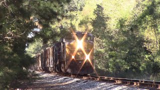 CSX 905 leads CSX Q693-16 in Savannah, GA 11/18/20