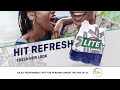 new look. same refreshing taste. hitrefresh