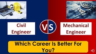 Civil Engineer vs Mechanical Engineer | Which Career is Better? How To Choose Right Career?