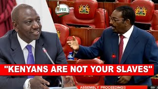 'KENYANS ARE NOT YOUR SLAVES!' Drama as MP Farah Maalim lectures Ruto like a child in Parliament🔥🔥