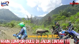 Trabas di Jalur Full Lumpur ini, KERBAU aja NAIK BETIS..!!! || masih di BALIGE bersama POLTOB. (1/2)