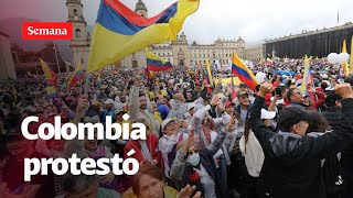 🔴 Marchas del 21 de abril:  miles de colombianos expresaron su rechazo al Gobierno Petro