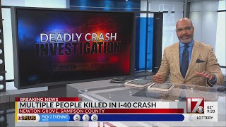 Multiple killed in head-on crash on I-40 in Sampson Co: NCSHP
