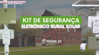 Como instalar o kit câmera de segurança solar sem fio da Prime AT.