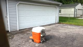 Pop up beer cooler
