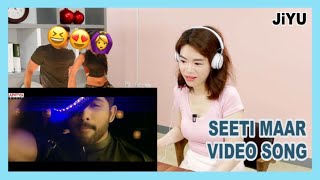 KOREAN Unnie REACTS to Seeti Maar Original | DJ Video Songs | Allu Arjun | Pooja Hegde | DSP