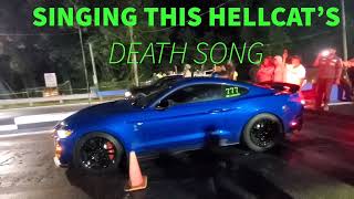 2020 GT500 VS HELLCAT....SINGING THIS HELLCAT'S DEATH SONG. #mustang #shelby #ford #gt500 #shorts