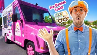Blippi ice cream truck | Blippi learning for Children | Blippi Videos