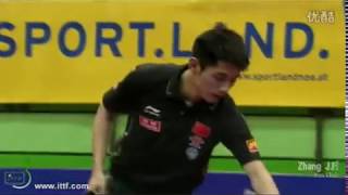 张继科 Zhang Jike VS. 水谷隼 Mizutani Jun 2011 Austria Open, Men's Single Quarterfinal