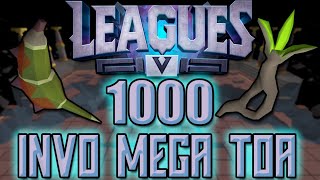 Leagues 5 MEGA 1000 INVO TOA (OSRS)