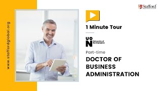 1 Minute Tour | Part-time DBA | University of Northampton