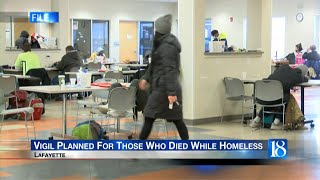 Vigil to honor those who died while homeless in Tippecanoe County