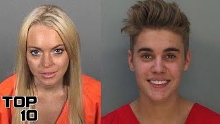 Top 10 Shocking Celebrity Mug Shots