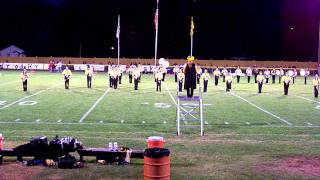 IMHS Marching Band plays Halftime show for IM vs. WW Football game. 9-23-11.