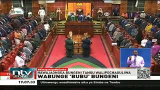 Wabunge 15 na maseneta 5 hawajaongea bungeni tangu walipochaguliwa