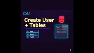 lesson 1: Create Oracle User/Schema and Tables in SQL Developer (19c) — Steps with Best Practices.
