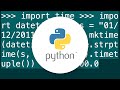 Convert string date to timestamp in Python