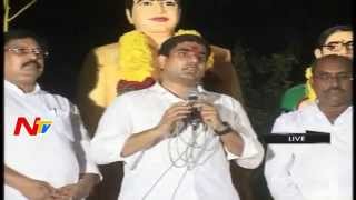 Nara Lokesh Speech in Vijayawada Road Show | Lokesh Adopts NTR Village Nimmakuru