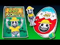 Making Zoonomaly Game Book🌲🐣 (➕ Zoonomaly Squishy) Paper Play, Horror game