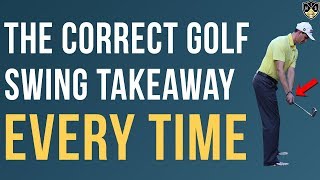 Correct Golf Swing Takeaway Made Easy 🔥 2 Simple Drills 🔥