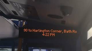 90 to Harlington Corner Bath Road ibus