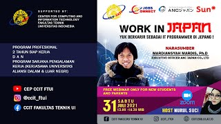 WORK IN JAPAN - Yuk Berkarir Sebagai IT Programmer di Jepang