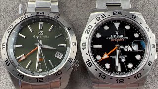 Grand Seiko vs Rolex GMT Watch Comparison Explorer II 226570 vs SBGM247 Head to Head Review