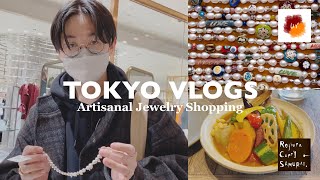 vlog #13 Artisanal jewelry shopping | ur jewelry | Rojiura Curry Samurai