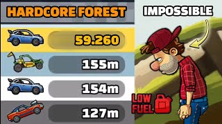I FINISH HARDCORE FOREST MAP 😎 BUT OTHERS CAN'T IN COMMUNITY SHOWCASE - Hill Climb Racing 2
