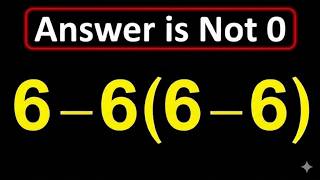 Only 1% Can Solve This Math Problem With Any Mistake!