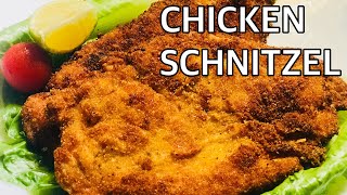 CHICKEN SCHNITZEL | How to make Chicken Schnitzel | Surus Culinary |