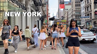 New York City Virtual Walking Tour 2023 - Manhattan 4K NYC Walk - Shopping District in NYC SOHO