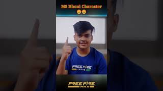 MS Dhoni character Free Fire 🤩🤩 #shorts#freefire#fierygaming