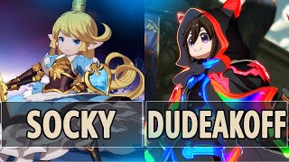 GBVSR: Socky (Charlotta) Vs Dudeakoff (Seox) | High Level Gameplay.