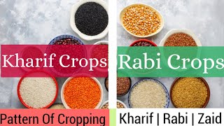 Kharif Crop and Rabi Crop|Zaid Crop|Difference Kharif and Rabi|Cropping pattern |class 10|Class 8|