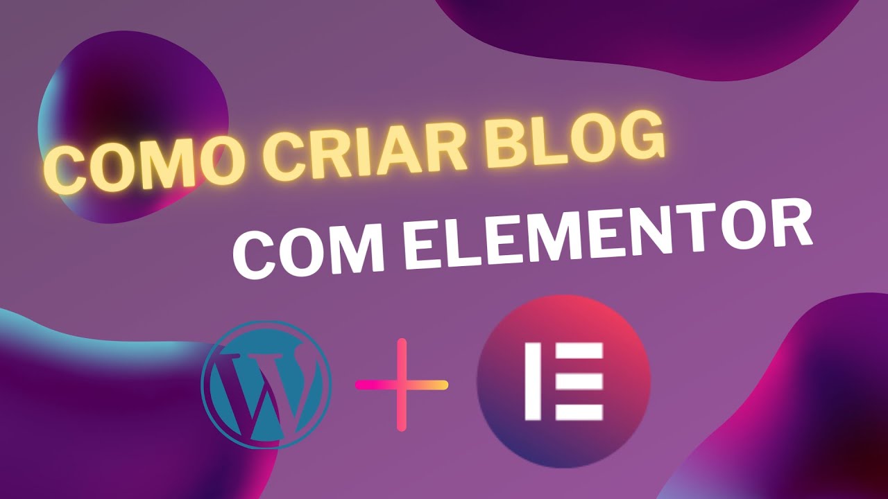 Como Criar Blog Com Elementor Criando Pagina Categorias Parte 1 - YouTube