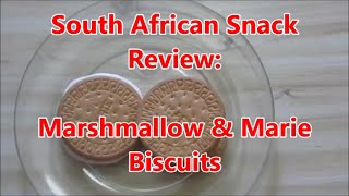 South African Snack Review:  Marshmallow and Marie Biscuits