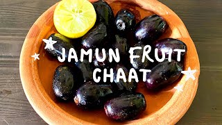 Jamun Fruit (Java Plum) Chaat Recipe | ನೇರಳೆ ಹಣ್ಣು | Fruits Chaat Recipes | Jamun Fruit Recipes