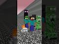 Help Herobrine protect JJ & Mikey, monsters - MAIZEN Minecraft Animation #shorts