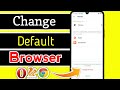 How to change default browser on Android Oppo Mobile Phone | Set Chrome  Default Browser Android