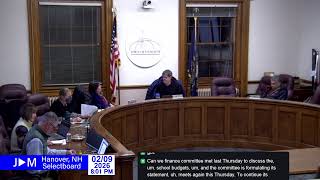 Hanover Selectboard 02/09/26