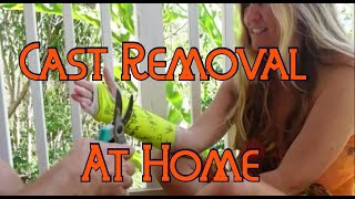 How to Remove a Cast from a Broken Arm at Home with Garden Clippers -Jungle Living