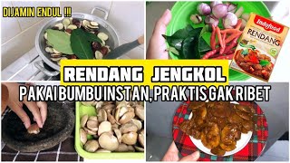 RENDANG JENGKOL PRAKTIS PAKAI BUMBU INSTAN | DI JAMIN ENDUL PARAH !! #olahanjengkol #masakhemat