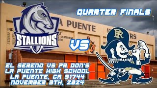 PR Don's - Jr. Gremlins - El Sereno vs. Pico Rivera Don's - Quarter Finals - 11.09.24 - (W)