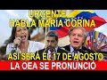 MARÍA CORINA MACHADO DA DECLARACIONES TRAS REUNIÓN DE LA OEA  | PREVIA PROTESTA POR LA VERDAD