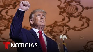 Trump impulsa su discurso contra los migrantes en el anuncio de su candidatura | Noticias Telemundo