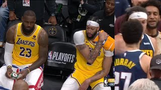 LEBRON JAMES & AD SHOCKED AFTER ELIMINATED BY NUGGETS! JAMAL GAME WINNER! LBJ WALKS OFF EARLY