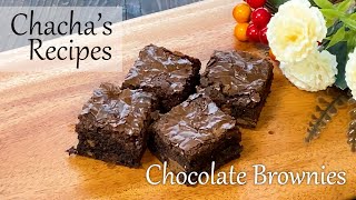 チョコレートたっぷりの濃厚チョコブラウニー　Rich chocolate brownie with plenty of chocolate