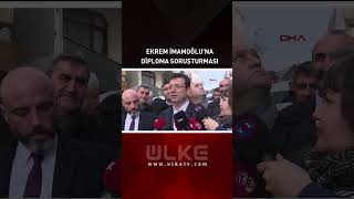 Ekrem İmamoğlu'na Diploma Soruşturması #Sondakika