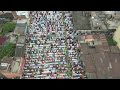 jugsalai eidga ki namaz ka drone se liya gaya video